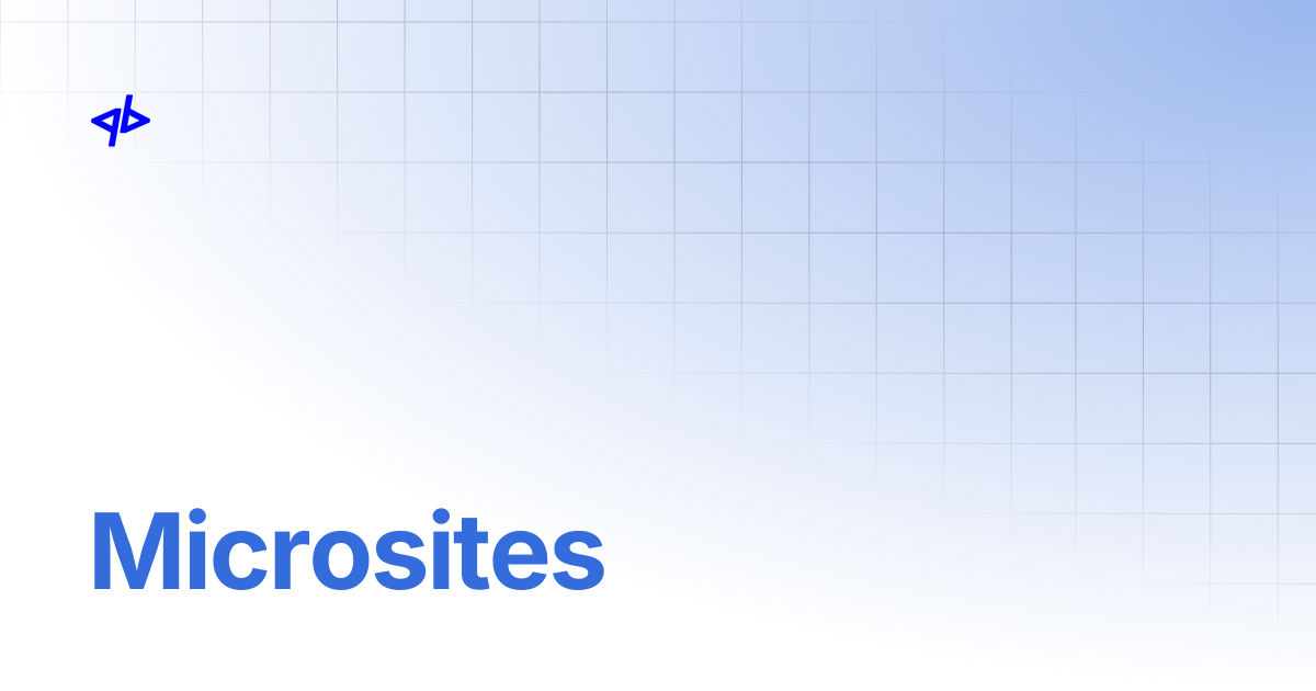 Microsites | QuantumByte v2.0 | QuantumByte Docs